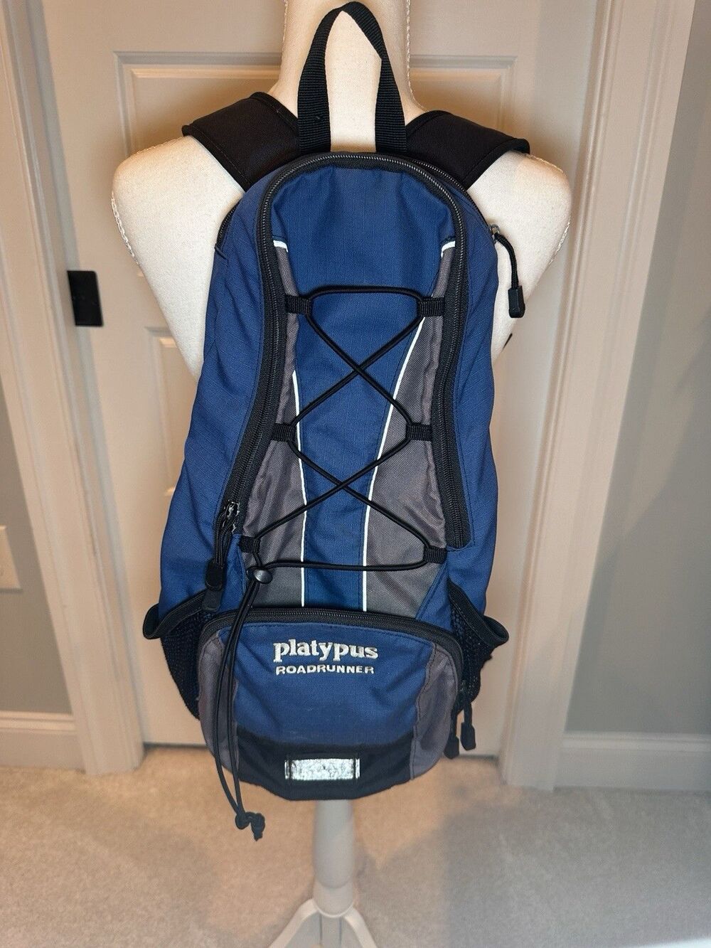 Vintage Platypus Roadrunner Hydration Pack - Blue/Grey Small Daypack-No Bladder
